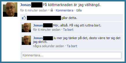 Snoppen ruttnar bort?